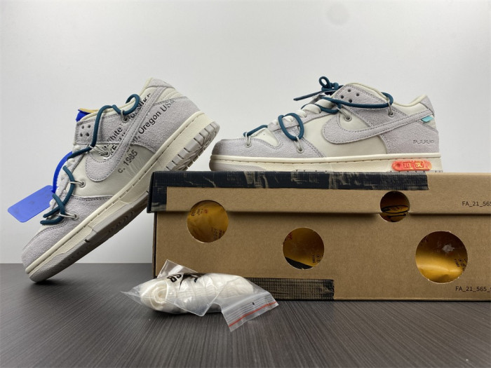 nike dunk low o-w lot 16 dj0950-111