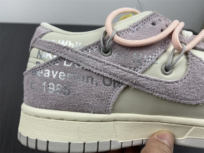 nike dunk low o-w lot 12 dj0950-100