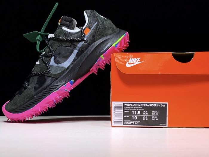 o-w x nike zoom terra kiger 5 black cd8179-001