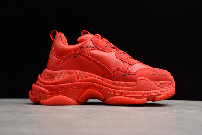 blcg sneaker triple.s.gomma red 524039 w2fa1 7632