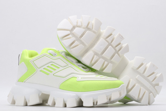 pra cloudbust thunder knit white and fluorescence green